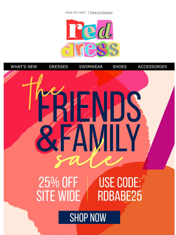 25% off for our BFFs