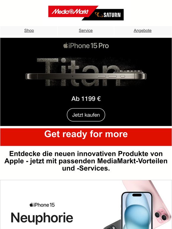 iPhone 15 kaufen: Diese Boni winken bei MediaMarkt und Saturn