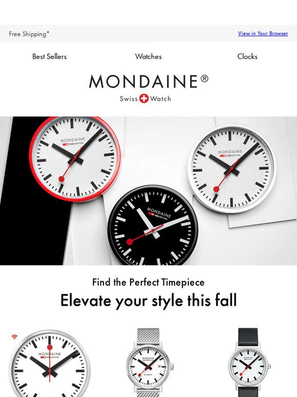 Shop Mondaine's Best Sellers