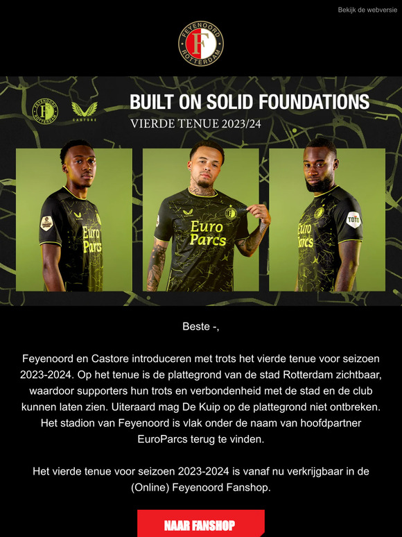 Feyenoord vierde tenue 2023-2024!