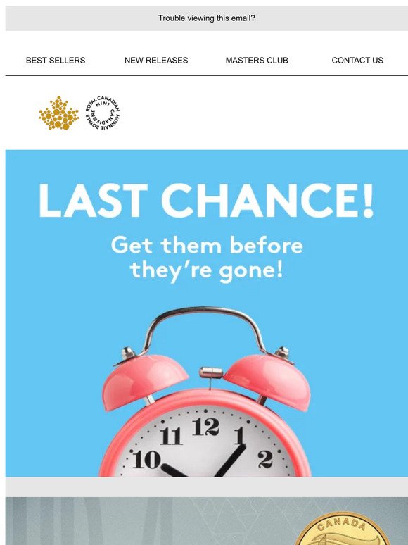 Last chance! Get them before they're gone.