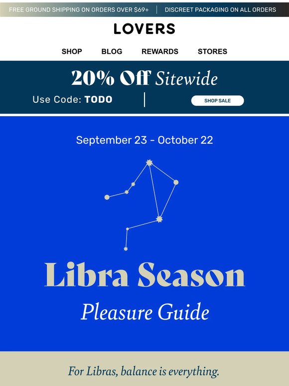Your Guide to Pleasure During Libra Season