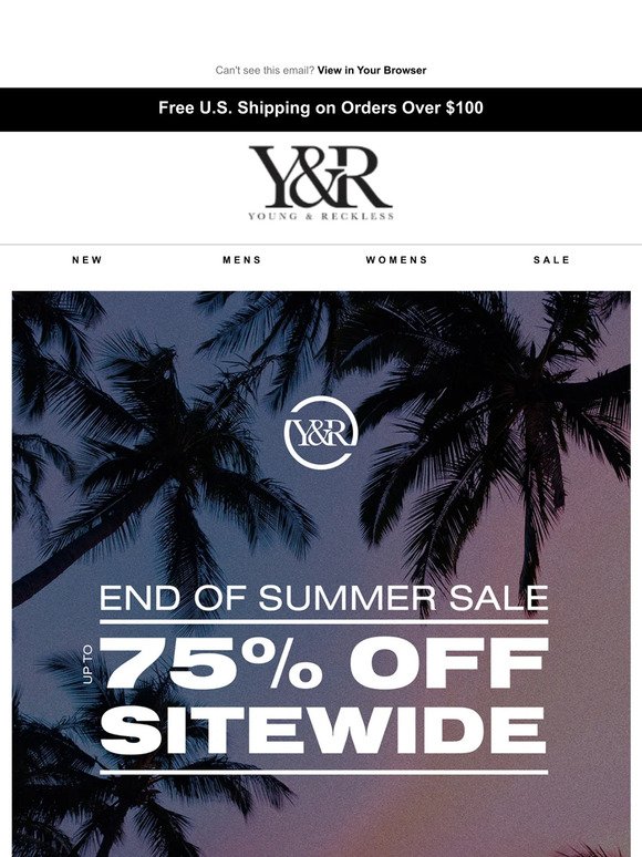 End of Summer Sale is LIVE