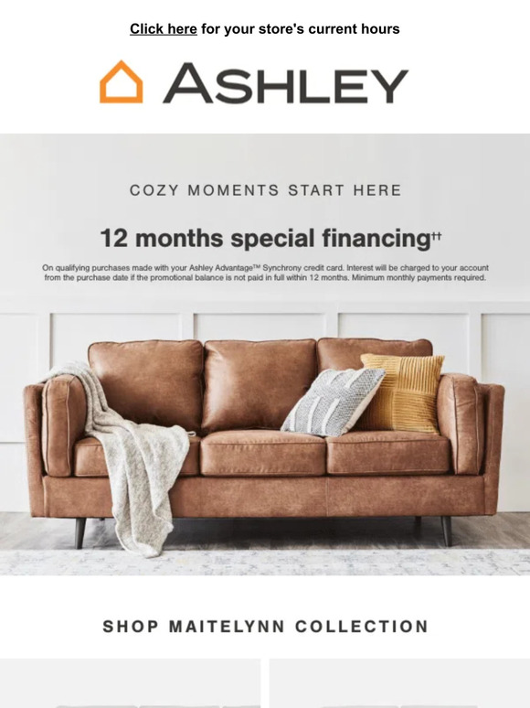Ashley Furniture Timeless Beauty with The Maitelynn and Rawcliffe