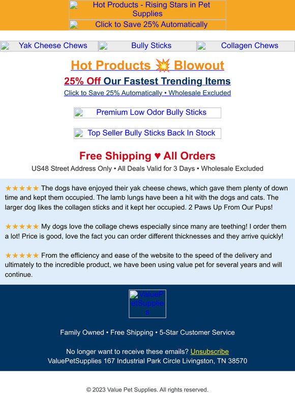 The Doggy Hotlist > 25% Off Today