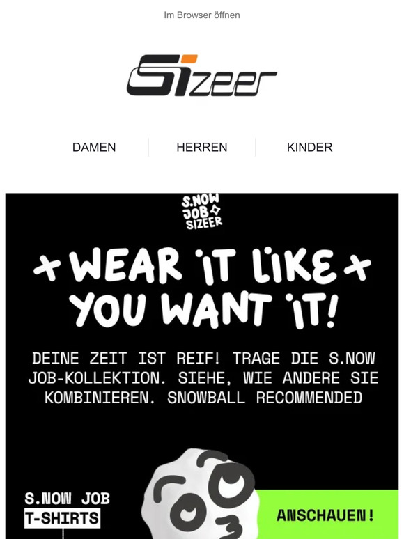 WEAR IT LIKE YOU WANT IT!
