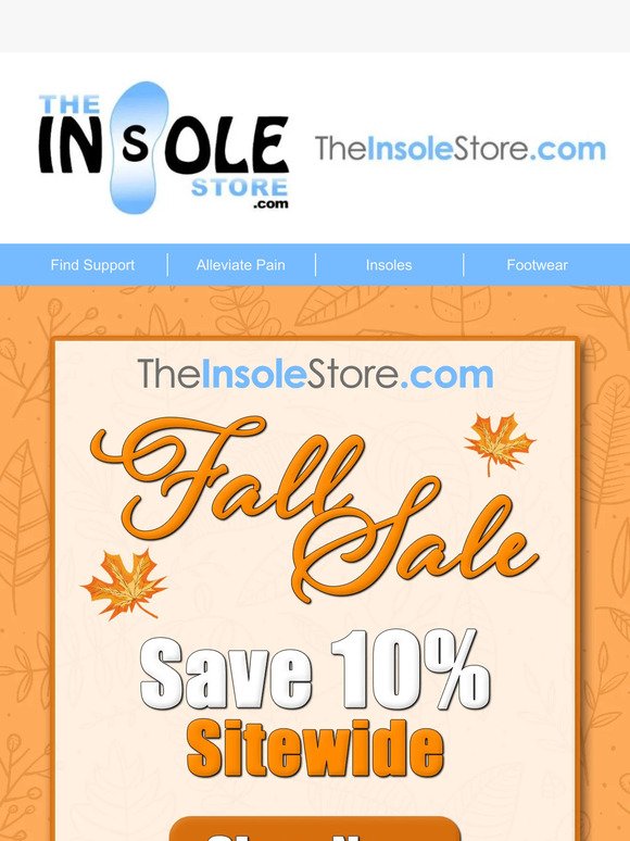 Fall into Savings: 10% Off Sitewide!