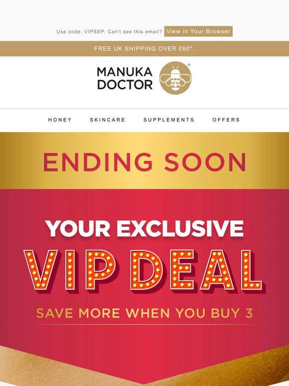 Buy 3 Manuka pots = Huge savings 🤑⏰