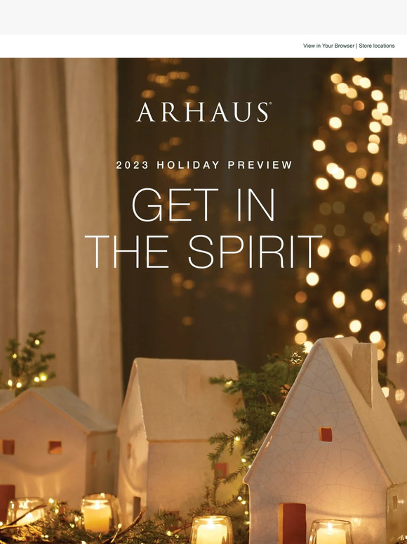 Arhaus Our Holiday Preview Is Here! Milled