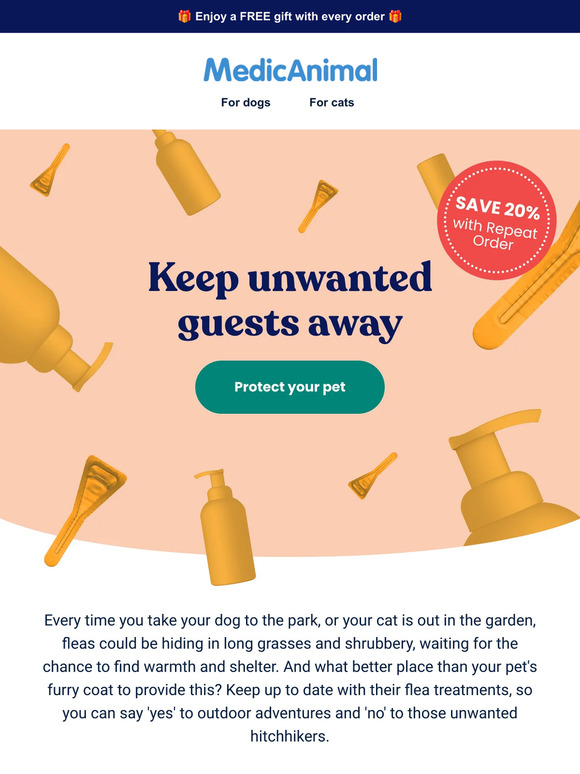 Medic Animal: Parasite problem? Solutions for fleas and ticks | Milled