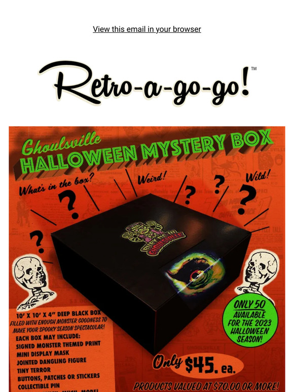 GET YOUR GHOULSVILLE HALLOWEEN MYSTERY BOX!