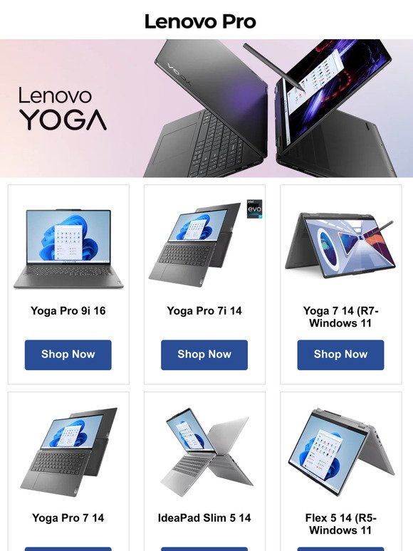 We found a Yoga Pro 9i ... you might like...