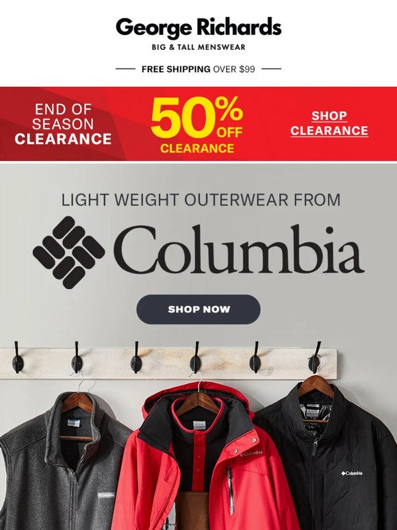 New From Columbia: Lightweight Outerwear