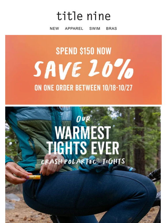 They're BACK: Crash Polartec® Tights