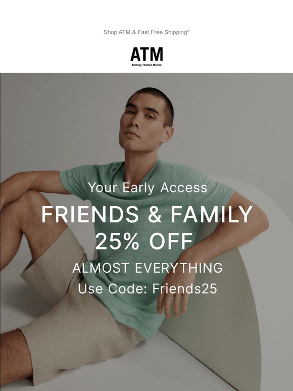 Reminder to unlock VIP Access to our Friends & Family Sale