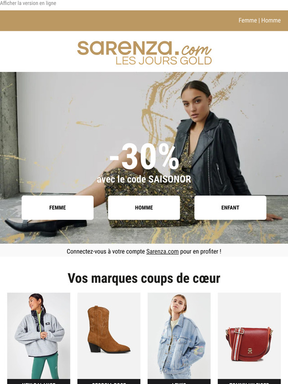 -30% sur New Balance, adidas, Levi's... 💛
