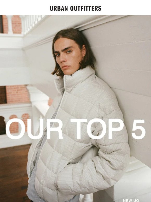 our top 5 jackets