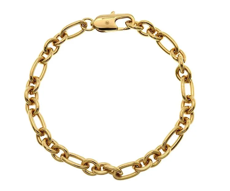 Image of Oval Round Heavy Chain Bracelet