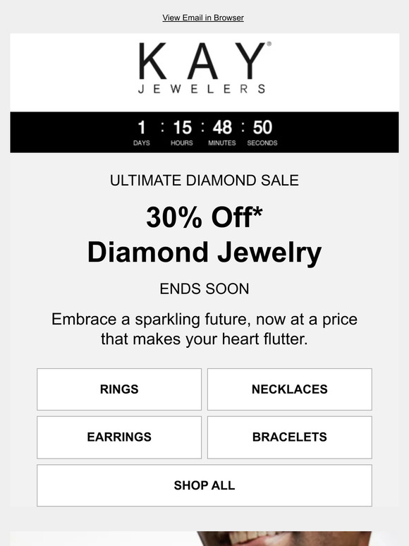 ENJOY 30% Off Diamond Jewelry