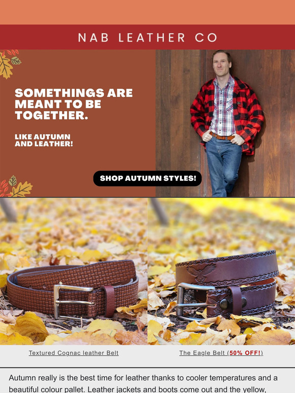 NAB Leather Co 🍂 Fall and Leather Just Go Together 🍂 Milled