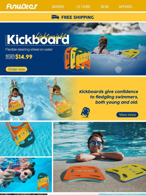 Feel the Power of Kickboards – Dive In Today!🏊‍♂️