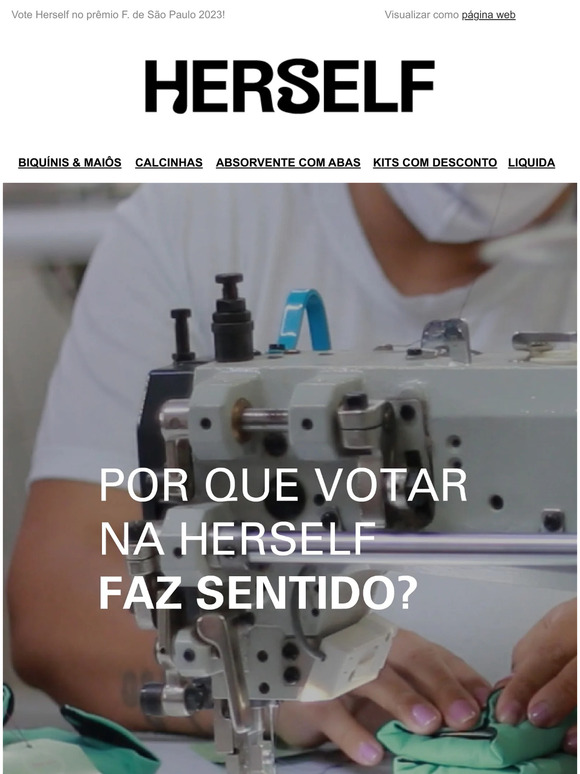 Por que votar na Herself faz sentido? 🩸