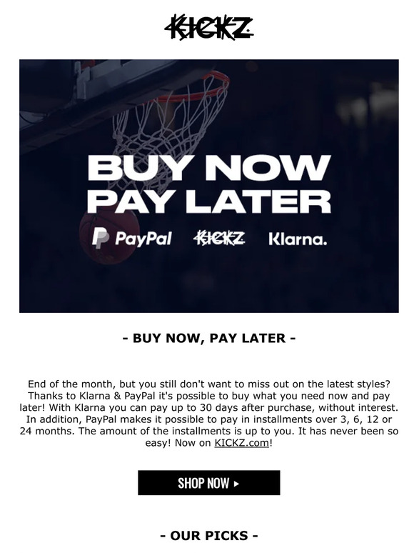 Hey ! Buy now pay later! 💸