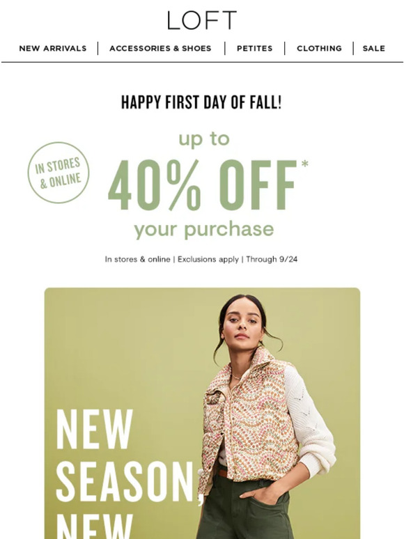 Happy fall shopping! 🍂