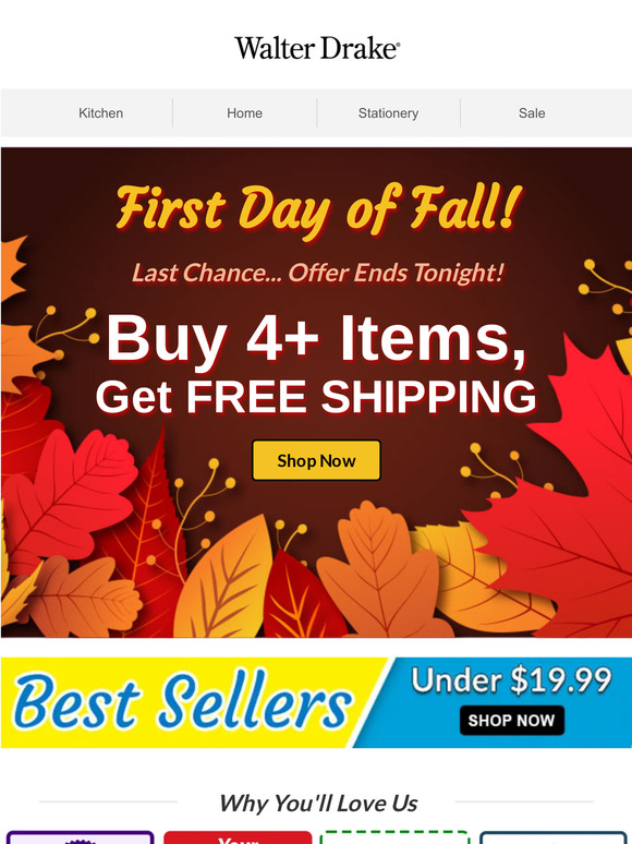 Fall Savings End Tonight