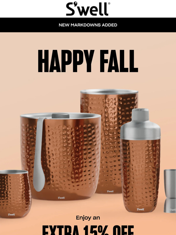 Happy First Day Of Fall: Enjoy An Extra 15% Off