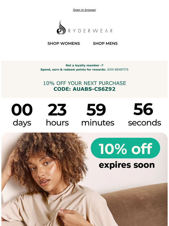 🚨 10% OFF expires soon —!