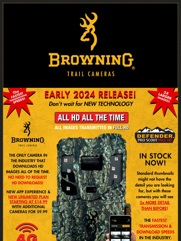Browning Trail Cameras September Sales Event from Browning Trail