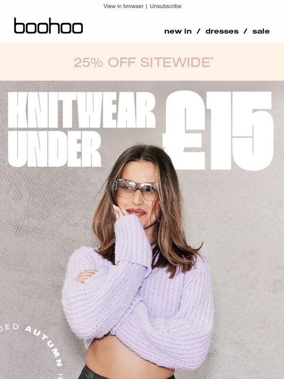 Incoming 📣 Knits Under £15 📣