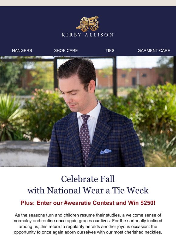 Fall Has Officially Begun: Celebrate a Return to Normalcy with a New Tie!