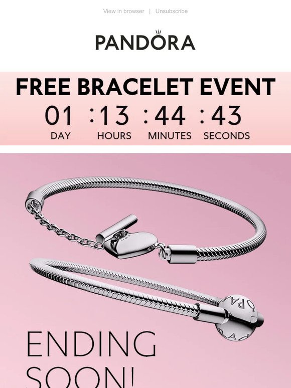 2 days left to get your free bracelet