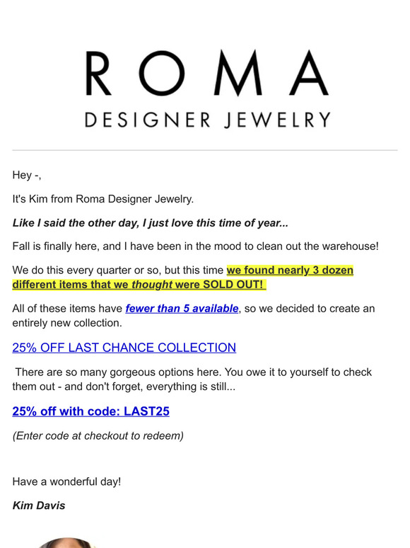 💋 —, Last Call for 25% Off Last Chance Collection!