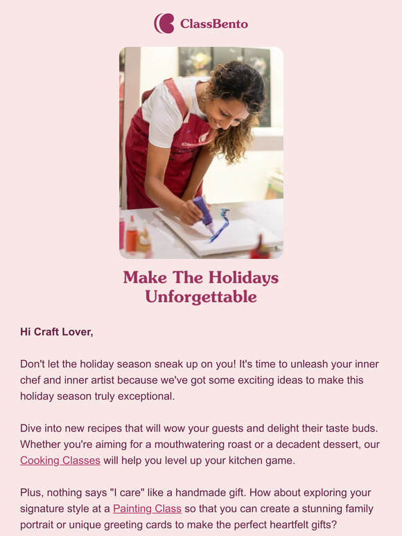 Make The Holidays Unforgettable! 💝