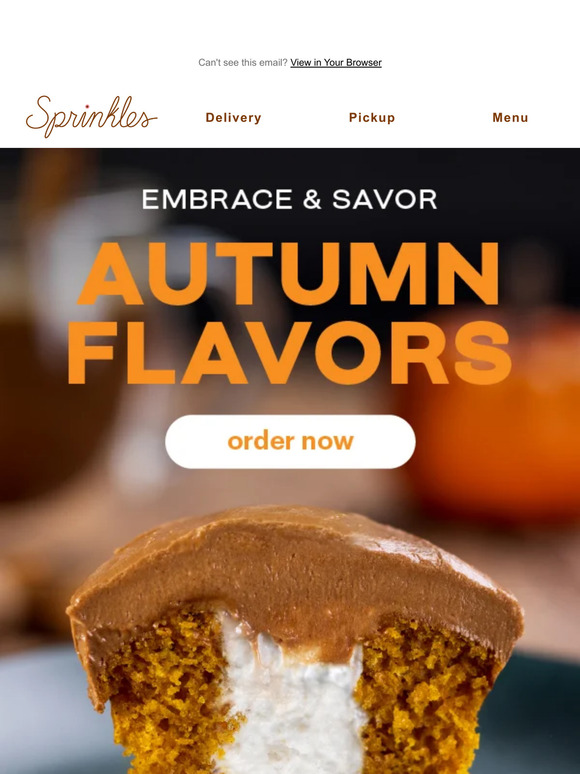Sprinkles Fall Flavors Have Arrived! 🍂 Milled