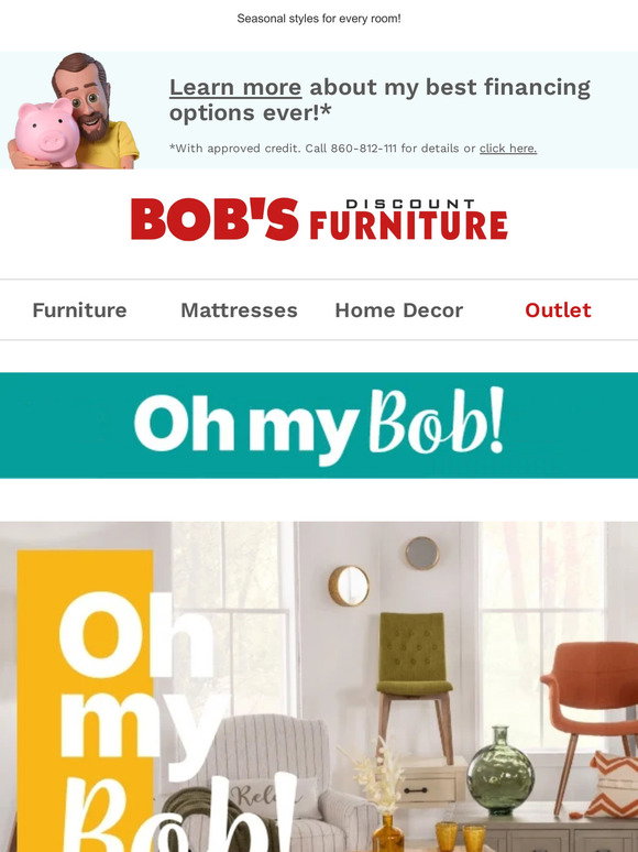 Bob's Discount Furniture: 🍁 All about fall 🍁 | Milled