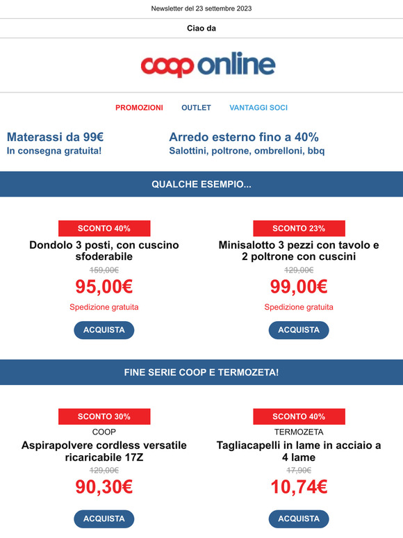 ...Continua il fuoritutto su materassi e outdoor!
