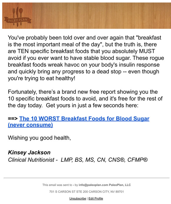 Diabetes breakfast