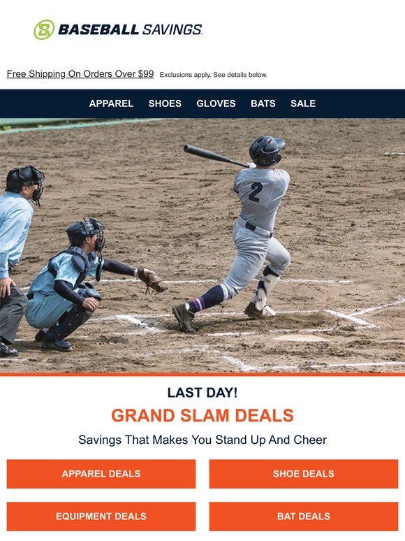 Last Day For Grand Slam Deals!