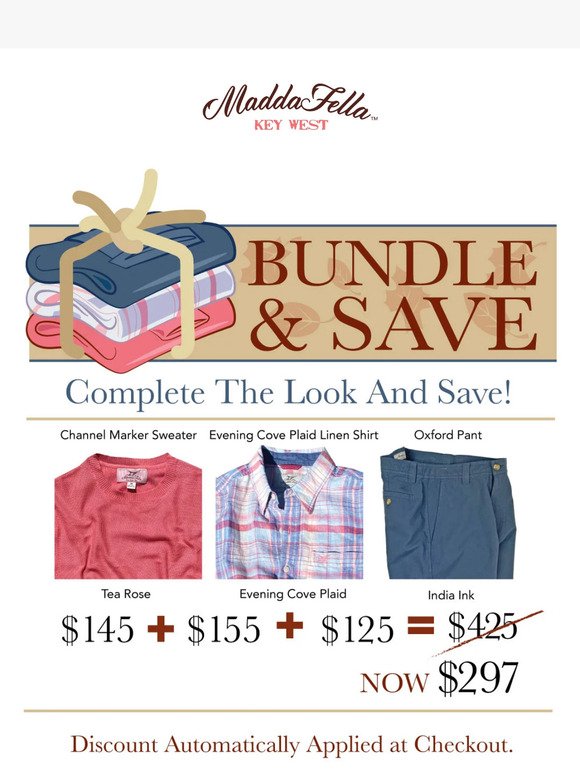 Bundle and Save Fall Looks