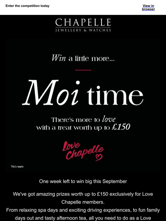 100 Prizes to be won 🎁