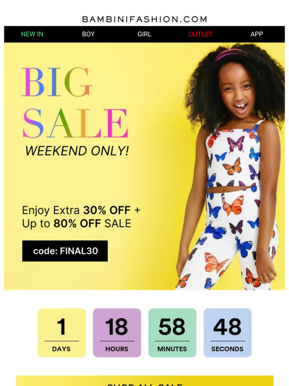 Countdown is ON: Up to 80% Off +  Extra 30% Off Sale | Shop Now