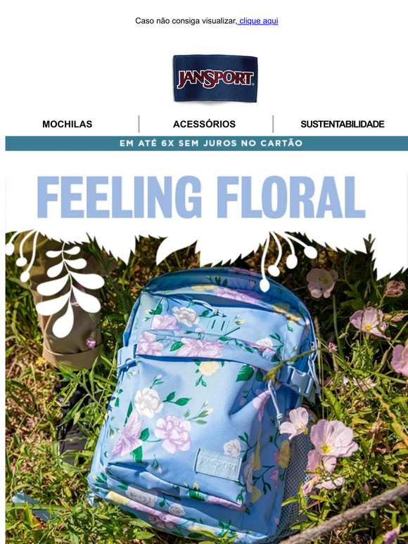 JANSPORT: Bem-vinda, primavera! 🌸