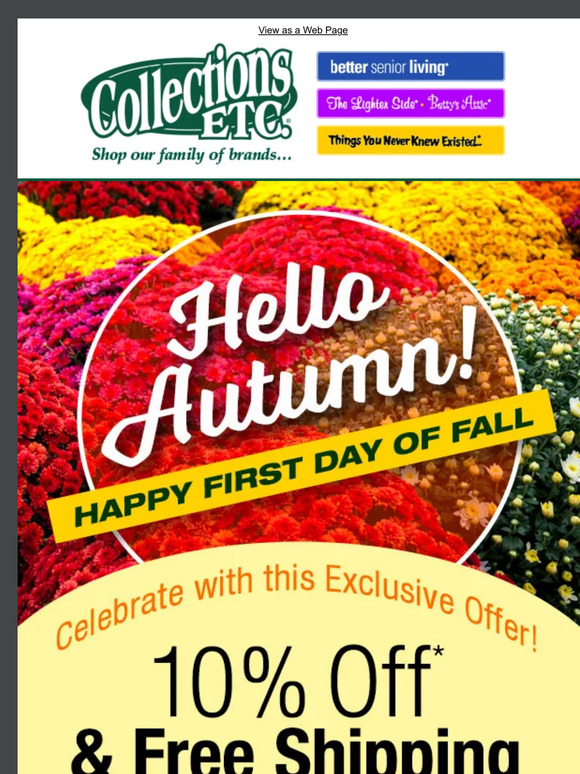 Fall for Savings: Say Hello To Autumn with Special Offer