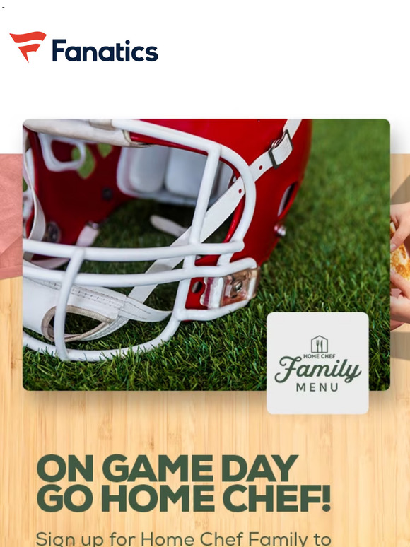 Home Chef x Fanatics: Save Big on Both!