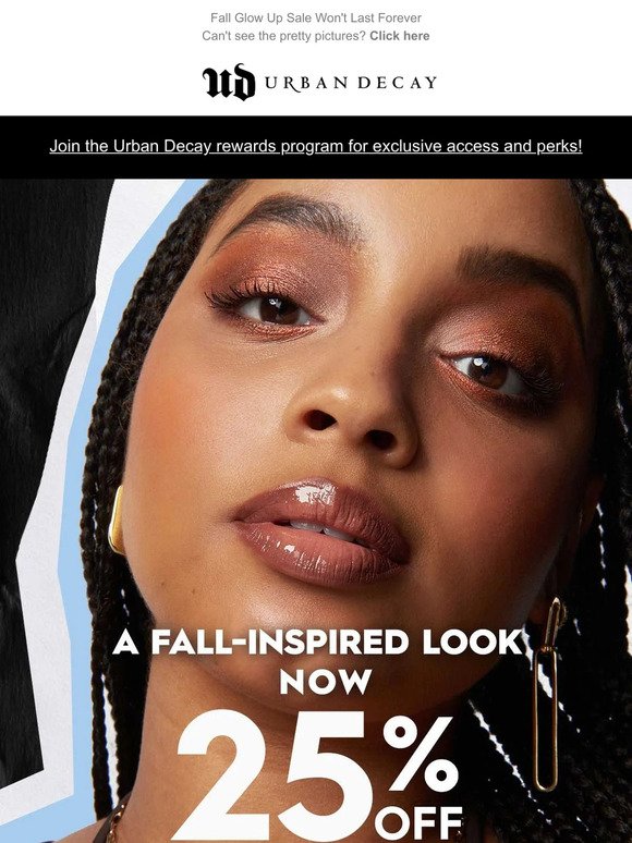 Unlock 25% OFF your perfect fall makeup look!