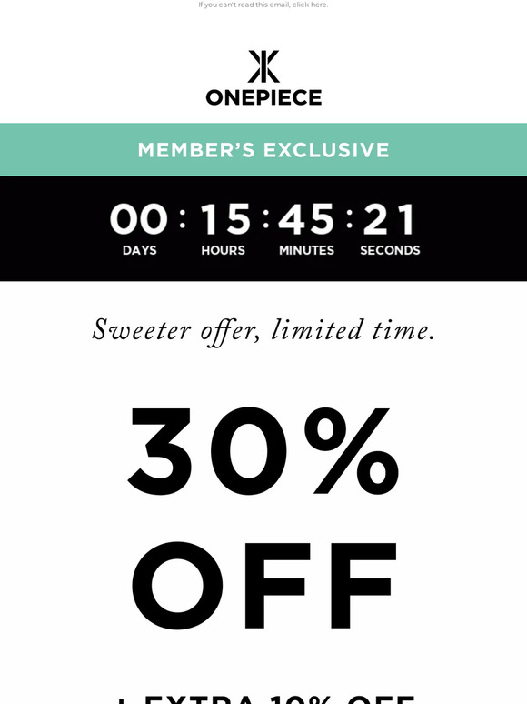 30% off PLUS extra 10% off!